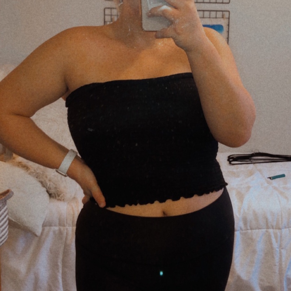 Smocked tube top
